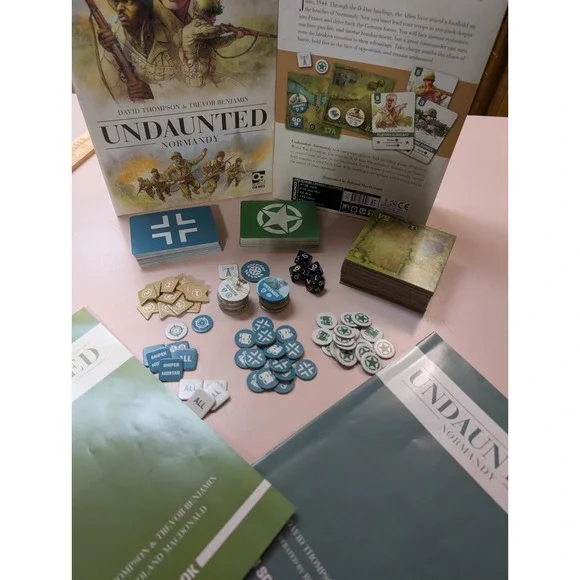 Undaunted Normandy Deckbuilding Board Game by Osprey Games WWII D-Day - Picture 2 of 3